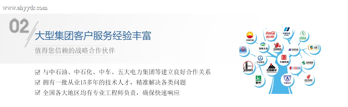 大型集团公司服务经验丰富